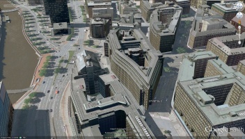Chilehaus on Google Earth