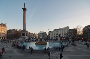 Trafalgar Square, 2015-01-24 19:20:05
